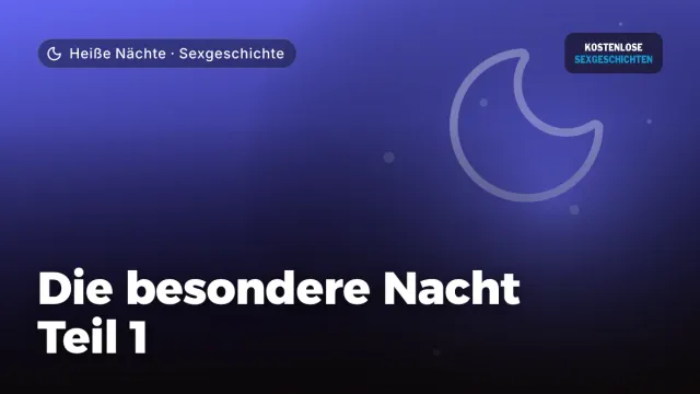 Sexgeschichte „Die besondere Nacht Teil 1“ – Thema Heiße Nächte
