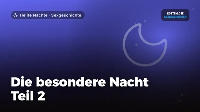 Sexgeschichte „Die besondere Nacht Teil 2“ – Thema Heiße Nächte