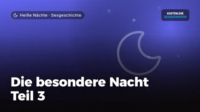 Sexgeschichte „Die besondere Nacht Teil 3“ – Thema Heiße Nächte